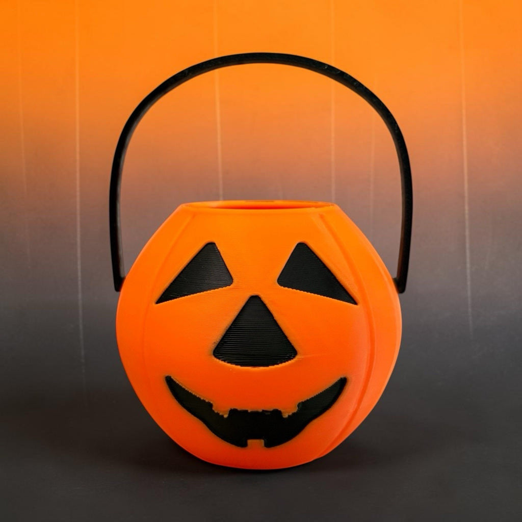 Cabbage Patch Kid 3D Printed Halloween Pumpkin Jack O Lantern Bucket Accessory