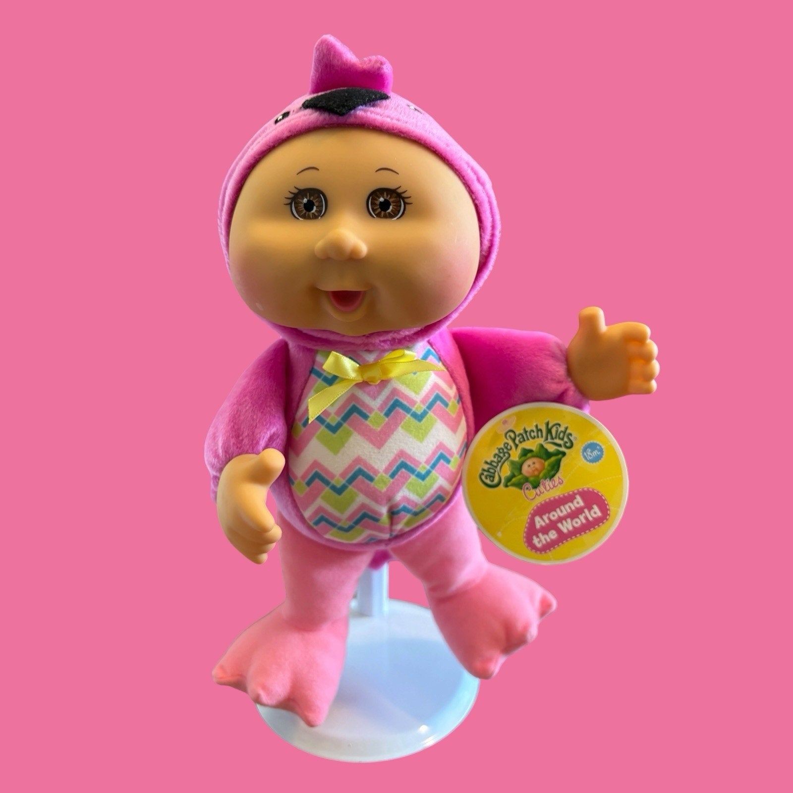 Cabbage Patch Kid Cutie Animal Doll - Around The World Pink Flamingo