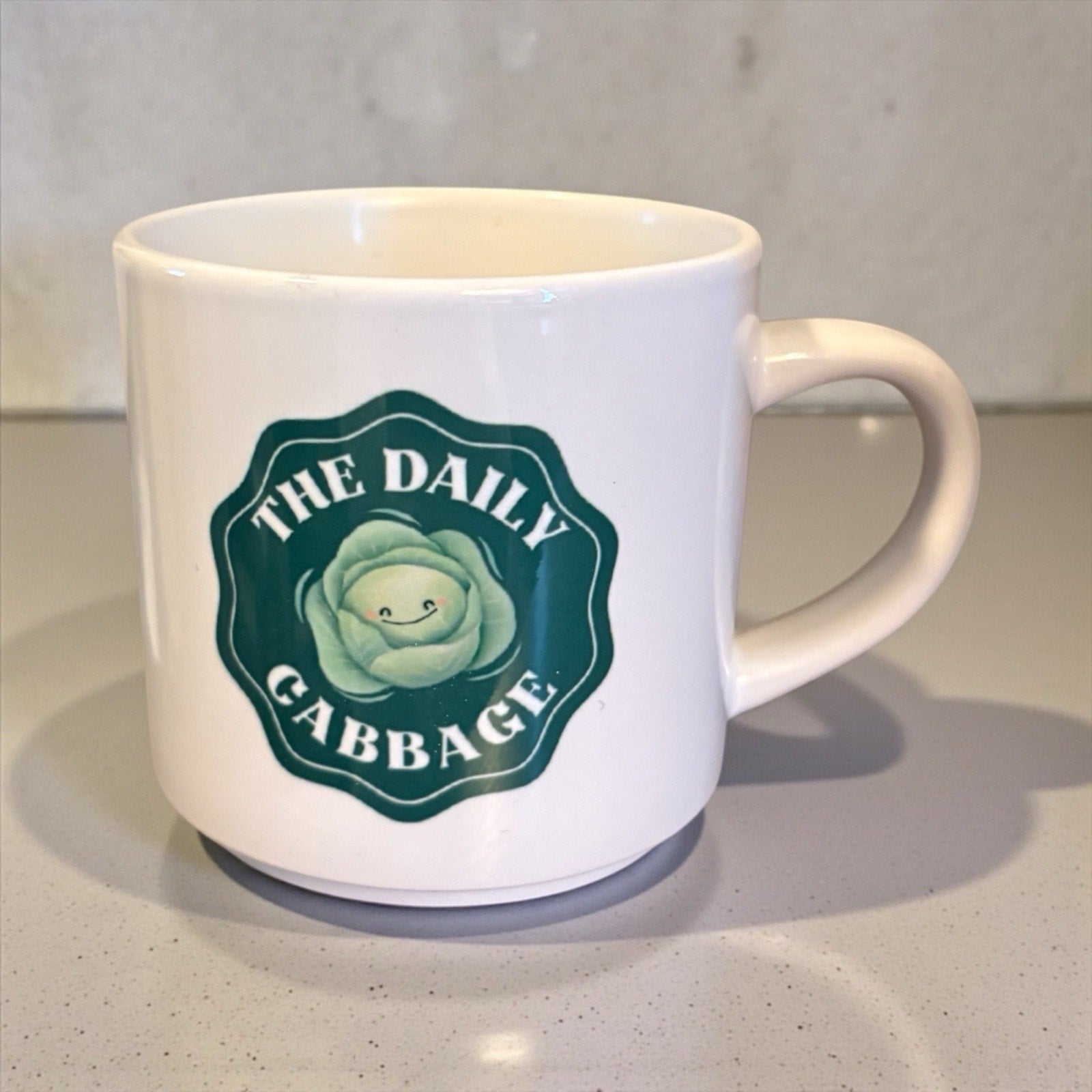 The Daily Cabbage Double Sided Logo 10 Oz Drink Coffee Mug